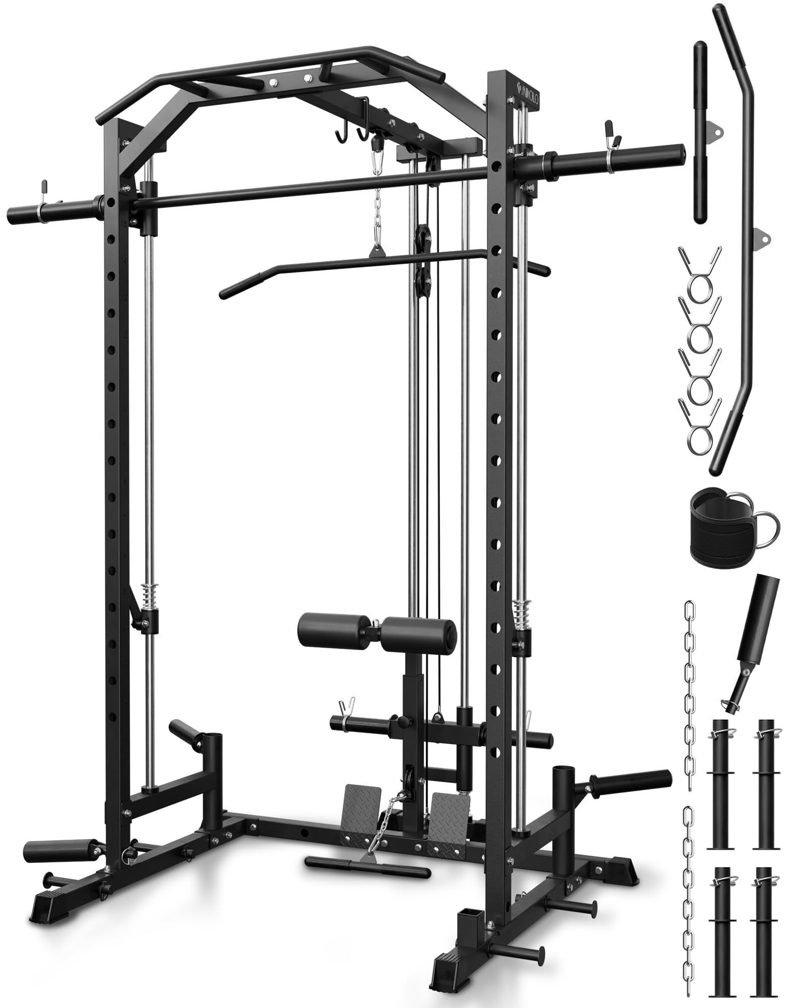 Mikolo Smith Machine Home Gym Power Cage