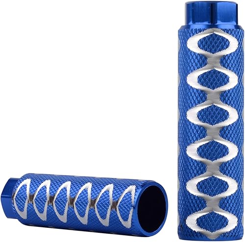 Miniatura 22 de Clavijas de bicicleta 2 unids aleación de aluminio antideslizante plomo pie bicicleta clavijas 3/8 pulgadas ejes Rojo