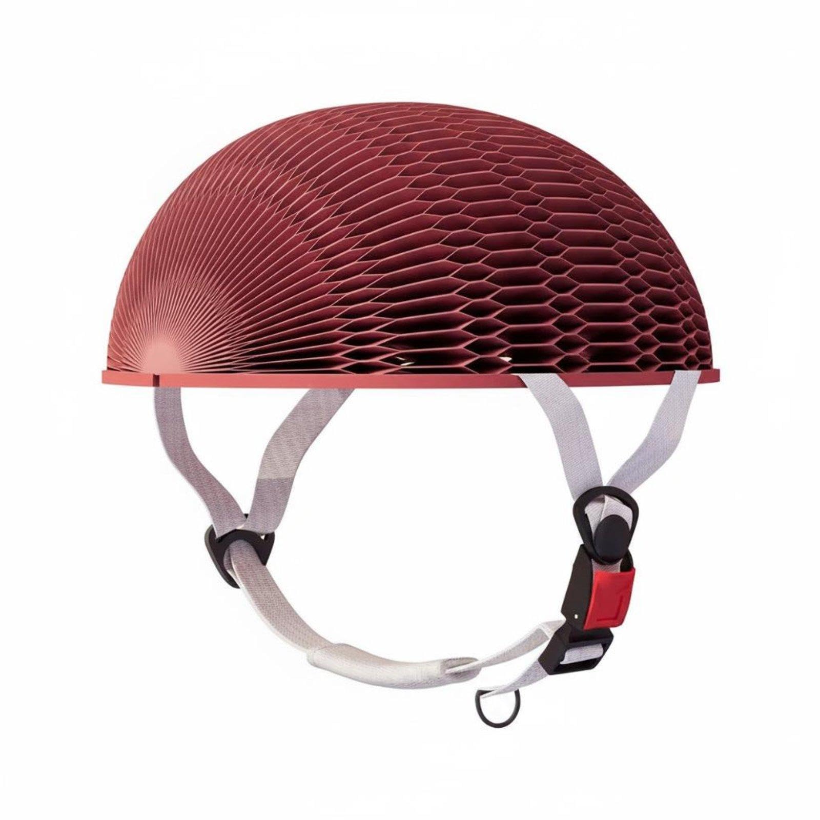 CALANDIS Paper-Fold Helmet Ventilated Folding Bike Helmet Red-picture-14