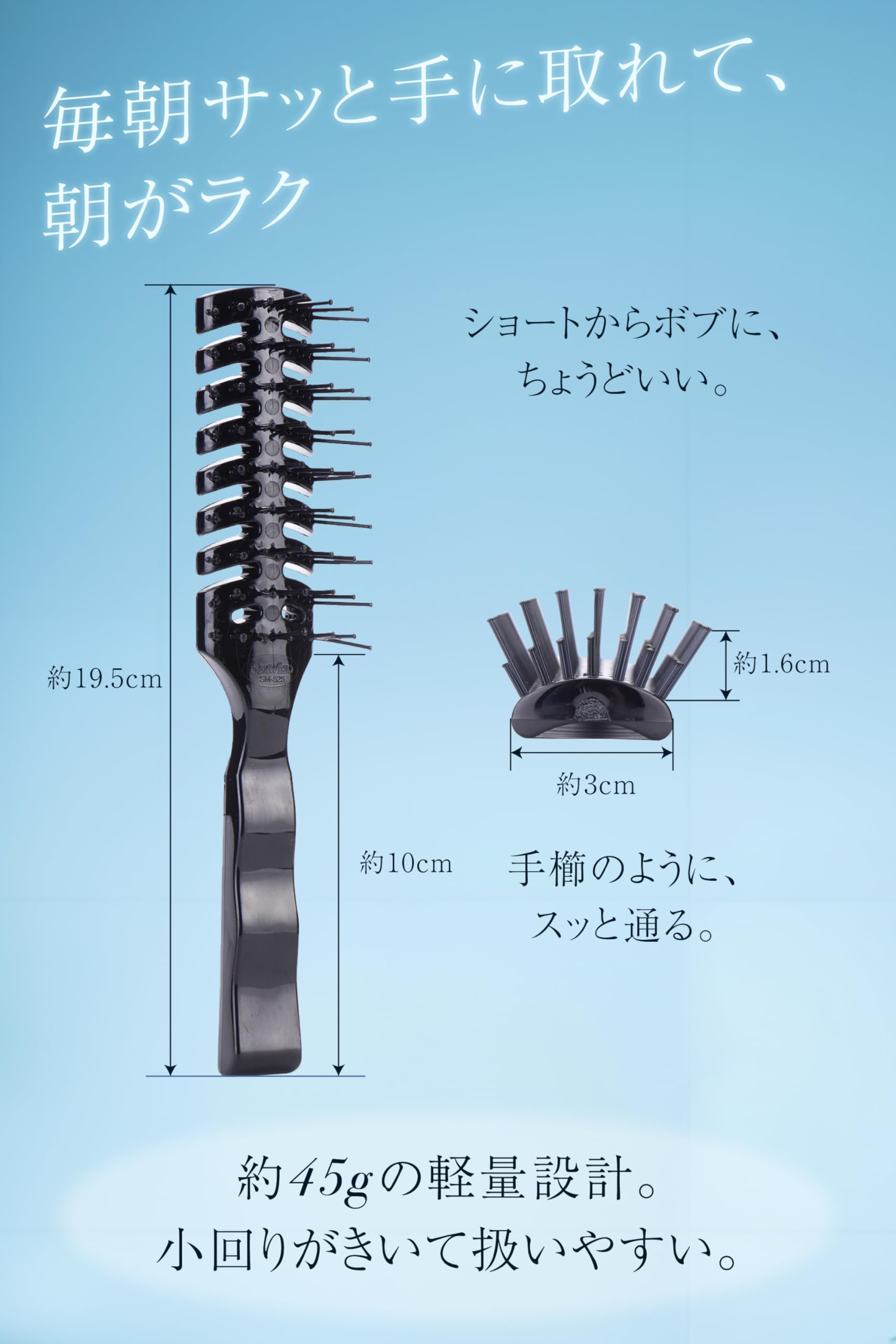 Amazon | 【世界の美容院で愛用】Perfehair パーフェヘア スケルトン