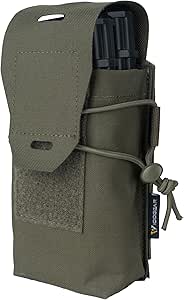 IDOGEAR Poche Porte-Mag Pistolet Quadruple 9mm - Airsoft/Tactique (Nylon)