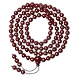 Chiorgone 108 Bead Cinnabar Feng Shui Bracelet – Lucky Charm for Wealth and Good Fortune, Symbolizing Protection and Blessings, Great Gift.