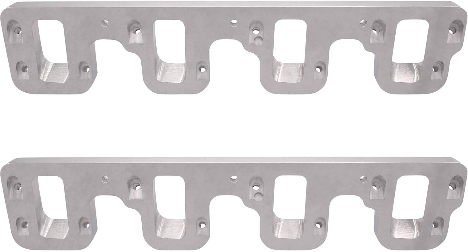 ICT Billet Intake Adapter Compatible with Gen V LT Square Head to Gen IV Car/Truck Rectangle Made in Wichita, Kansas from aerospace grade, USA produced billet aluminum 551347-LT-LS3