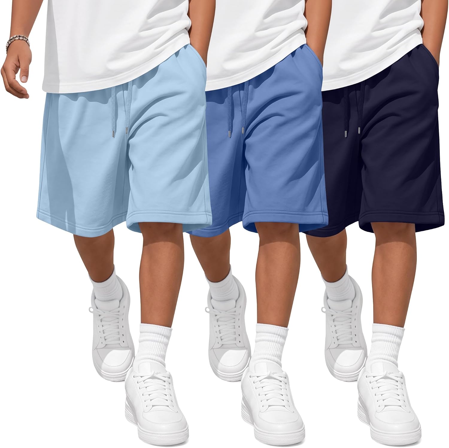 3 Pack Boys' Athletic Shorts