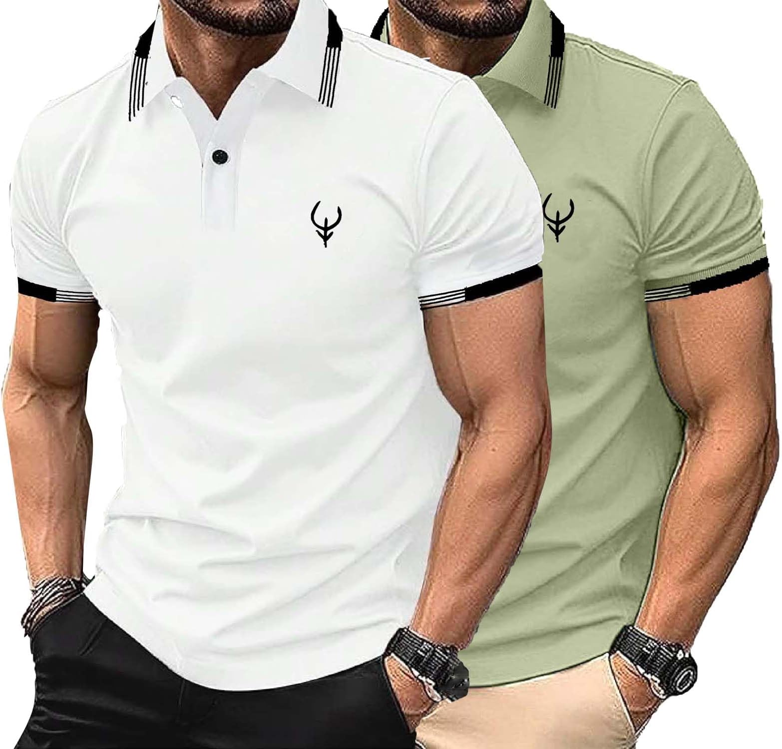 Lymio Polo T Shirt for Men || Men Casual T-Shirt || Available in Combo Packs (Polo 40 to 43)