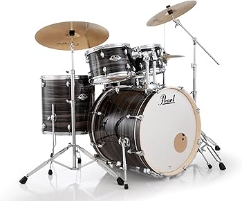 Amazon.com: Pearl Export 5 Piece Drum Set Metallic Amethyst Twist