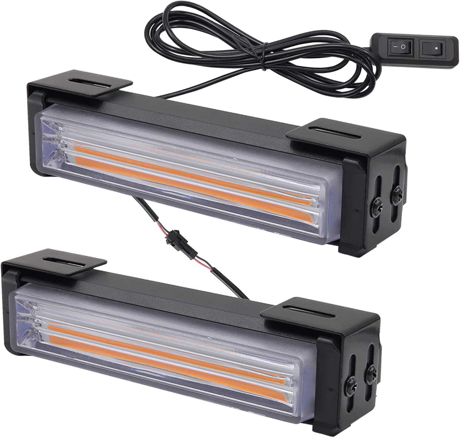 Amazon Aoling グリルライト ストロボ ライト 車用 緊急点滅ランプ 警告灯 LED 車 アンバー 12V フラッシュ