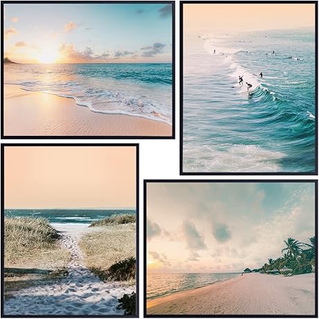 Alluring Surfing Paradise: Wall Art for a Beach Lover's Haven