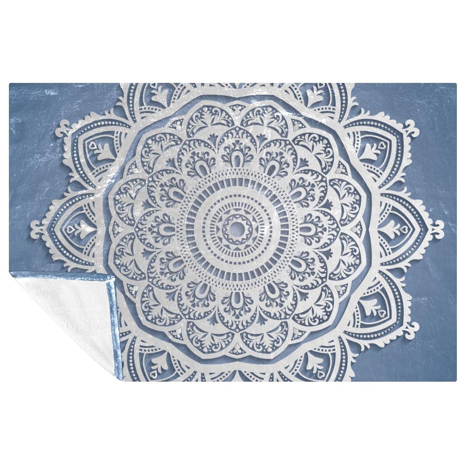 Couverture mandala douce et chaude pour lit et canapé 150x100 cm
