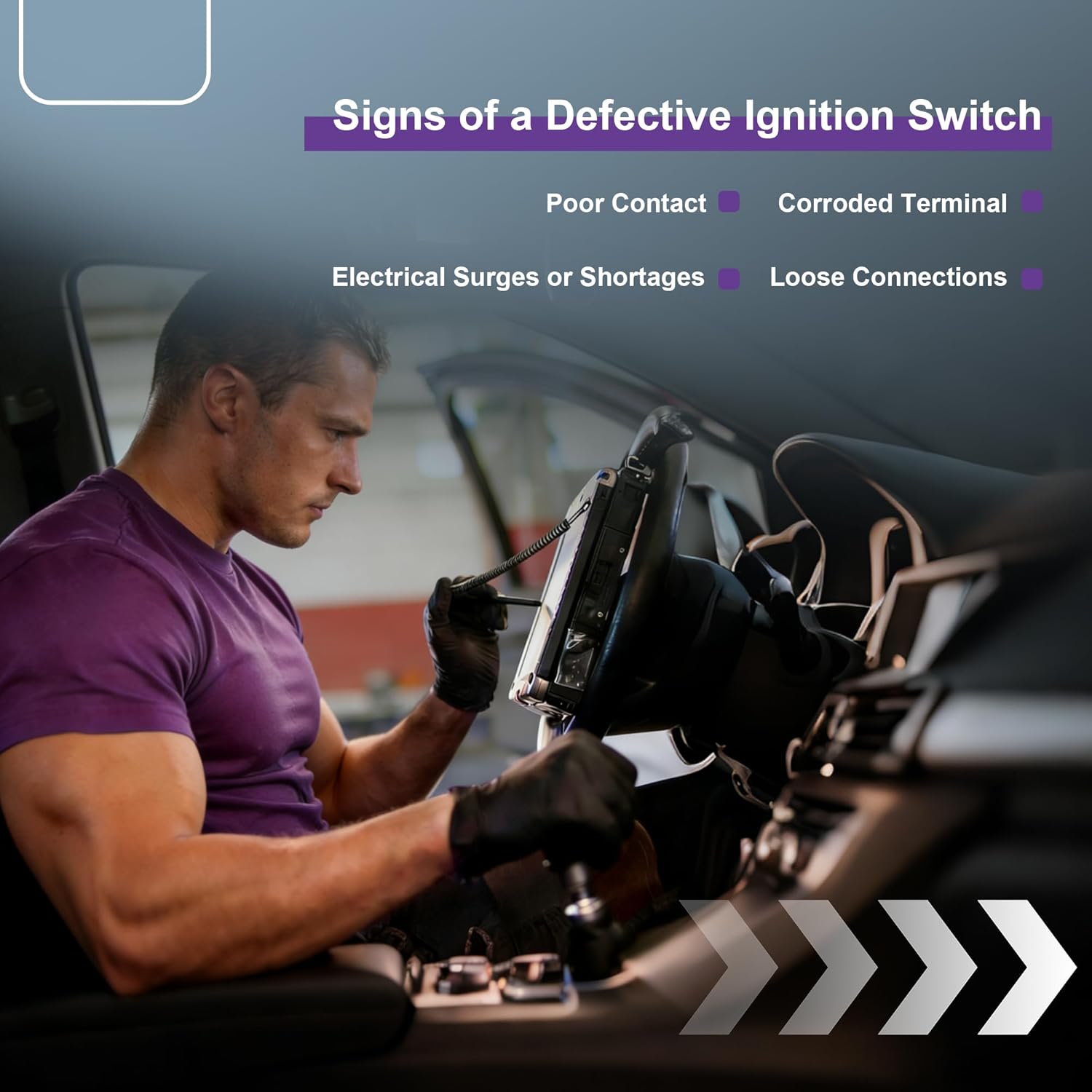 4B0905851B Ignition Lock Housing Starter Switch 4B0905851C 1J0419959A Replacement for Audi A4 Avant A6 Allroad A8 Quattro TT VW Jetta Golf MK4 GTI Beetle Passat - Image 5