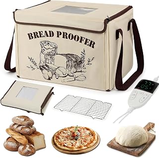Bread Proofing Box, Dough Proofer 50-113°F Temp Precise Control & 48H Timer