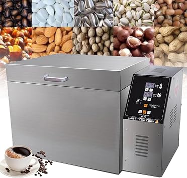 Electric Coffee Roaster Machine, 2000g/4000g Capacity, Adjustable Timing & Temperature for Coffee, Chestnuts, Peanuts, Grains, Baking