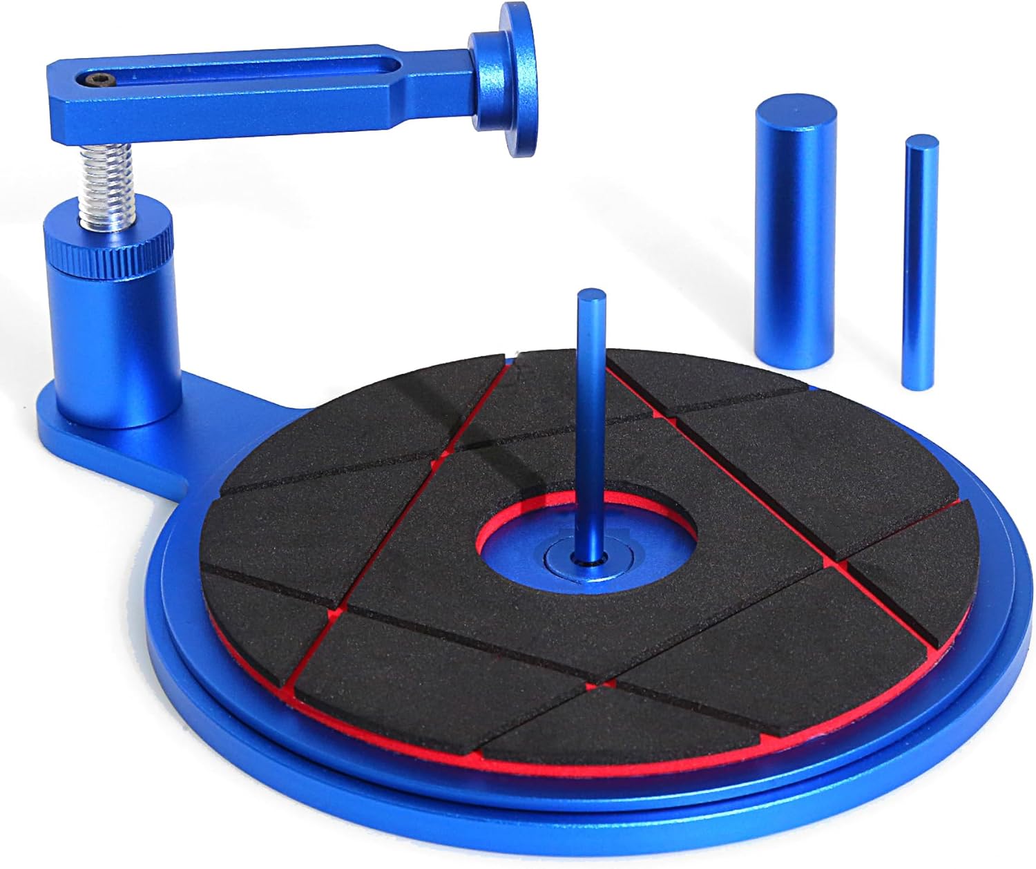 Semi-Automatic Gluer Remote Control Car Tire RC Tire Gluing Tools Suitable for 1/8 1/10 Scale and 40MM and Below Tires. Tires for Crawler/Off-Road/Drift Cars and Racing RC Cars. (Blue)