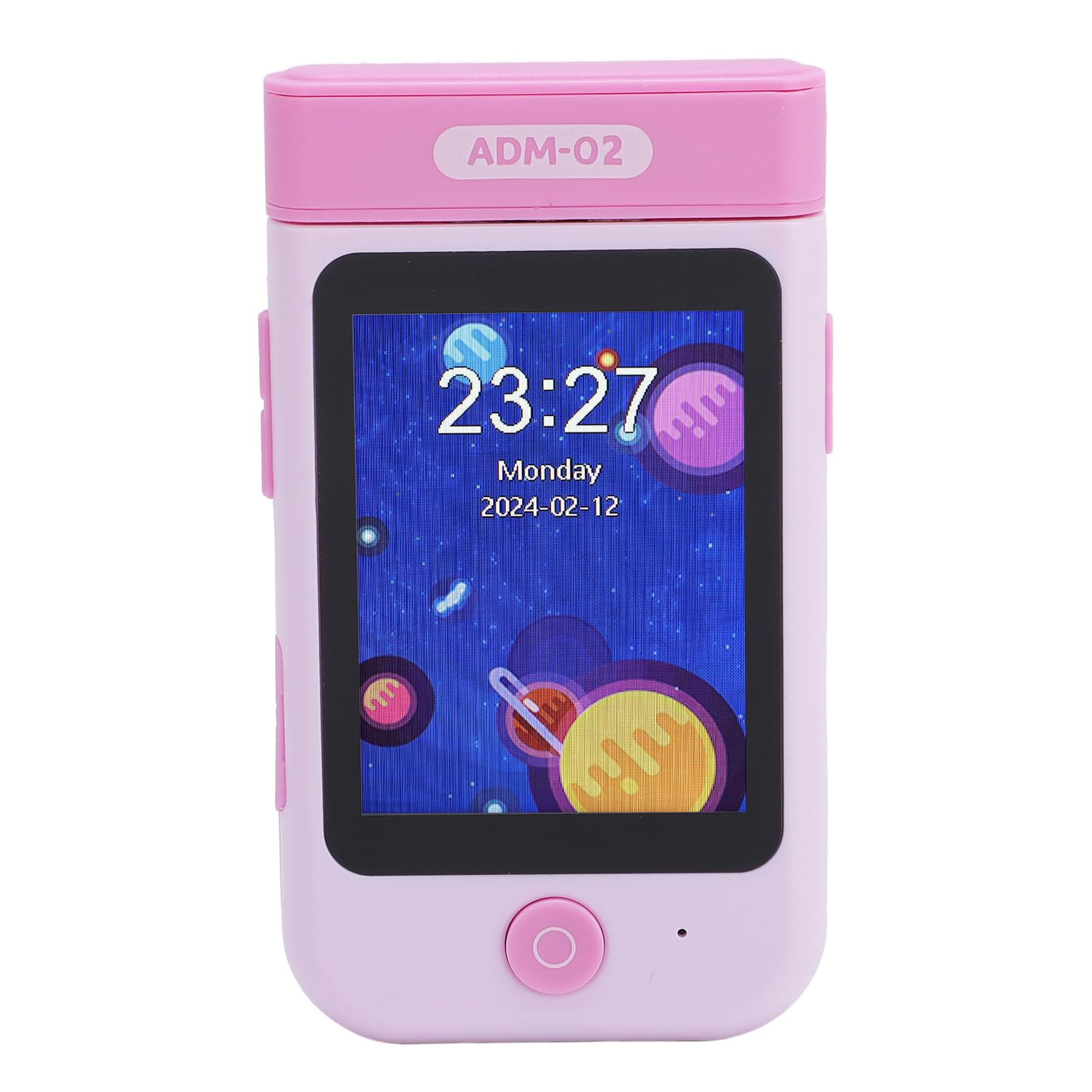 Kikumi Giocattolo per Smartphone per Bambini Touch Screen da 2,8 Pollici 1080p Flip Camera Video Musicale Giochi Educativi con Memoria da 32 GB per i più Piccoli (Rosa chiaro)