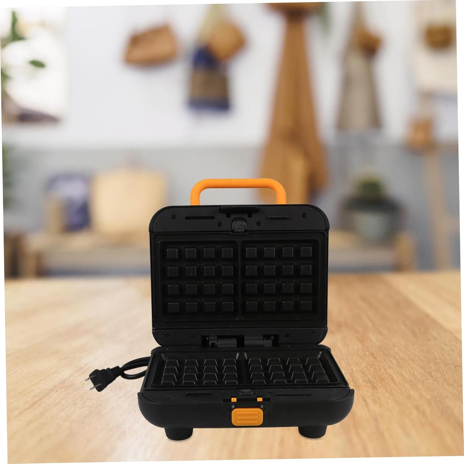 1set Waffle Maker Machine Compact Household Breakfast Maker Non-stick Plates Multi-function for Sandwiches More Us
