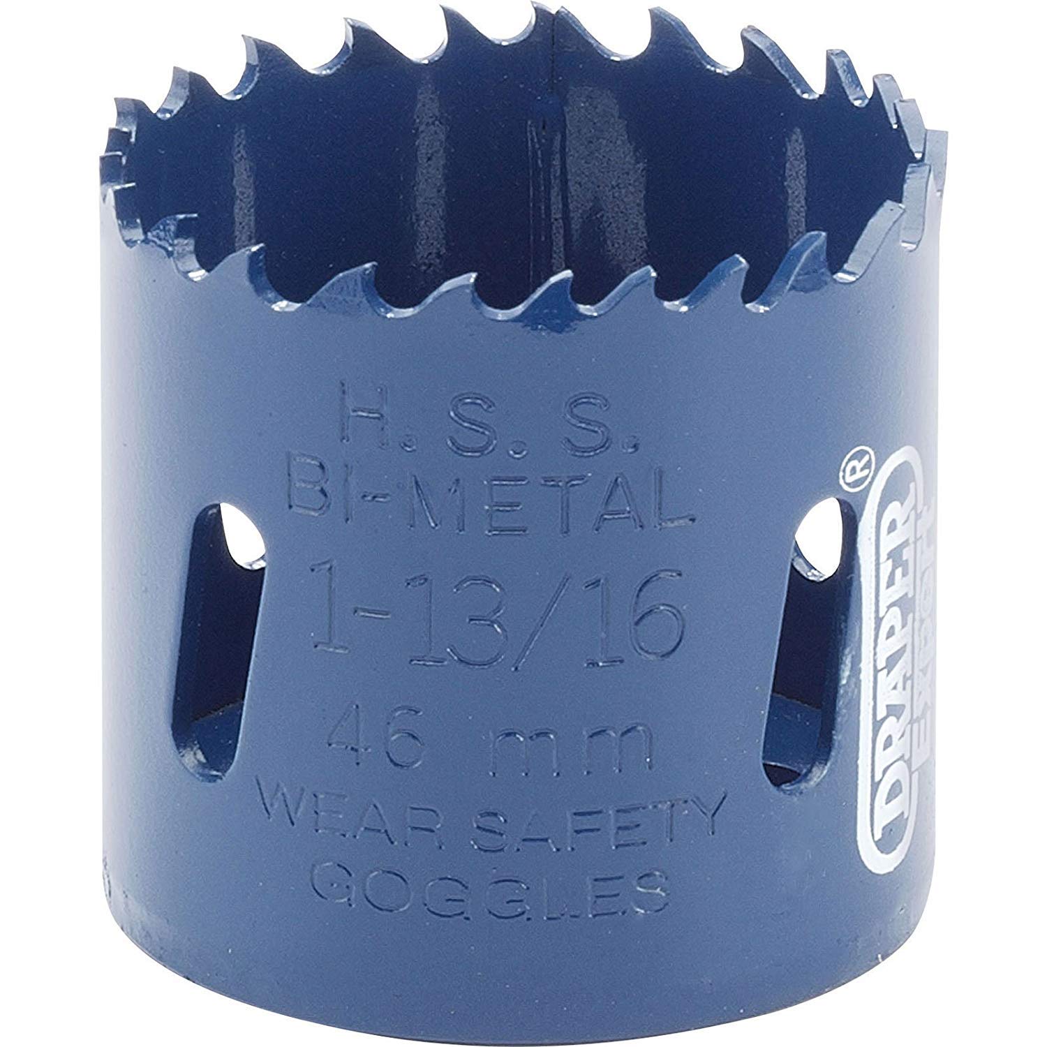 Draper HSP Expert HSS Bi-Metal Hole Saw Blade, Blue, 46 mm, 40mm
