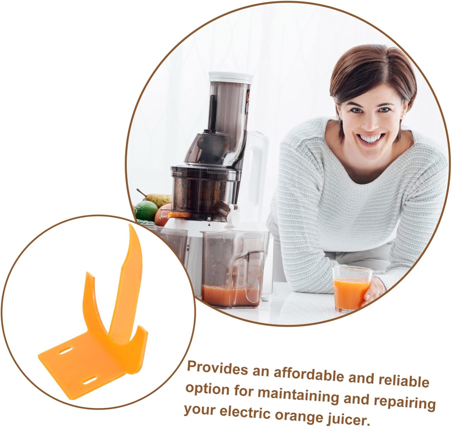 Compatible Xc Electric Orange Juicer Peeler Tool Reusable Plastic Peeling Accessory for Store Supply Stable and Easy Peel Removal Commercial Juicer Replacement Part