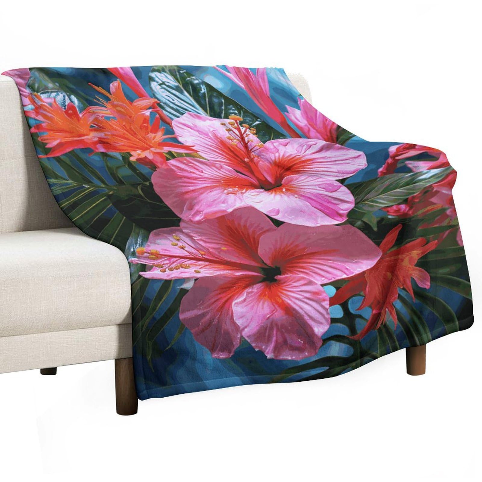 Couverture en flanelle légère anti-froid pour voyage, lit et canapé