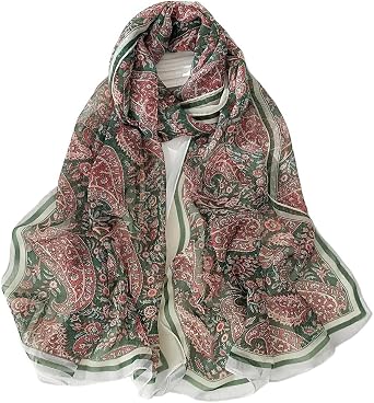 Fashion Bohemia Chiffon Scarf Classic Style Cashew Print Women Shawls Wraps Elegant Chiffon Georgette