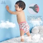 MOEMOE BABY Pantalons de formation 6 Sous-vêtements de formation en pot de coton couche pour tout-petit 4 Pack filles/garçons 5T