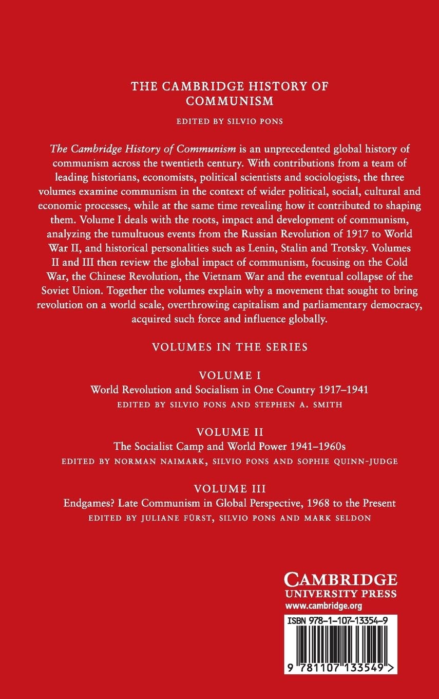 The Cambridge History of Communism: The Socialist Camp and World Power 1941-1960s: Volume 2