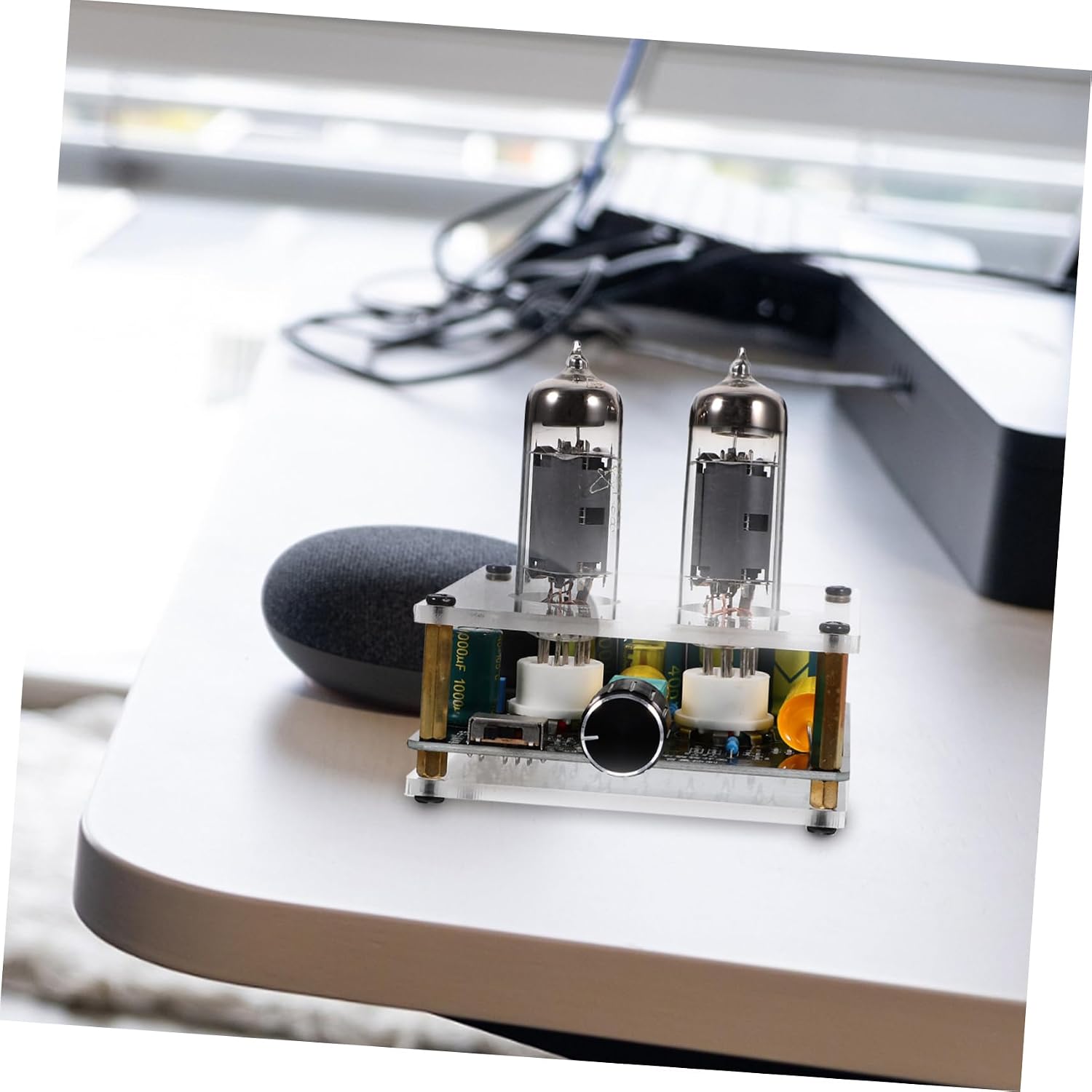 Vacuum Tube Preamplifier for HiFi Stereo Preamp Pure Sound DIY Home Theater System Compatible