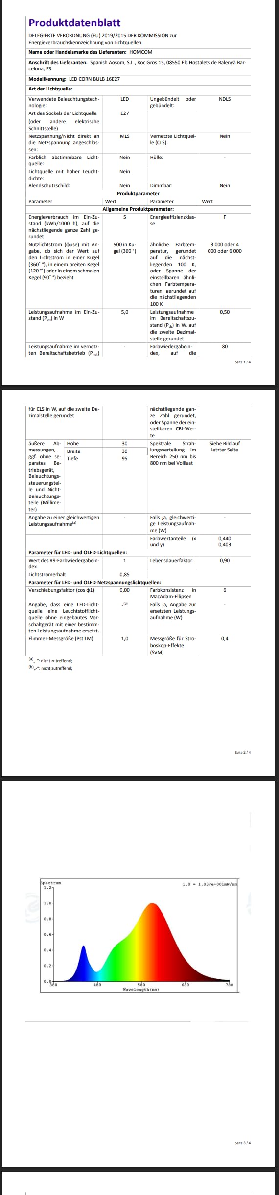 HOMCOM LED Stehlampe mit 3 Farbtemperaturen, Glaskugelschirme, Büro, Gold | Wohnzimmer Stehleuchte, Fußschalter, Standlampe für Schlafzimmer und Arbeitszimmer