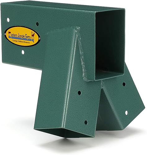 Miniatura 45 de Eastern Jungle Gym Fácil 1-2-3 Soportes A-Frame 2 para juego de swing con todos los hardware de montaje, verde