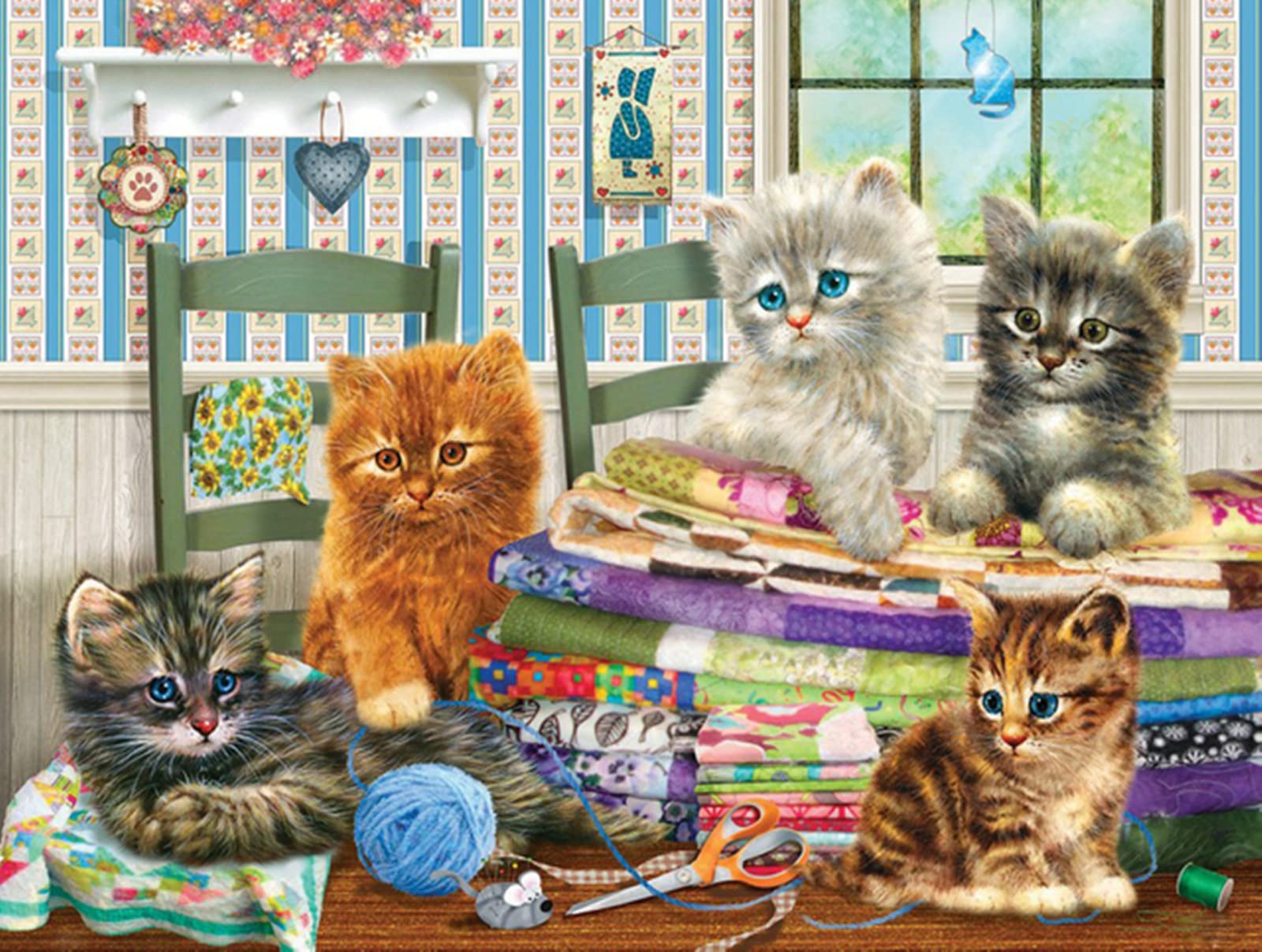 Puzzle en bois de 5000 pièces adultes Chat Huo, l'activité contre le stress