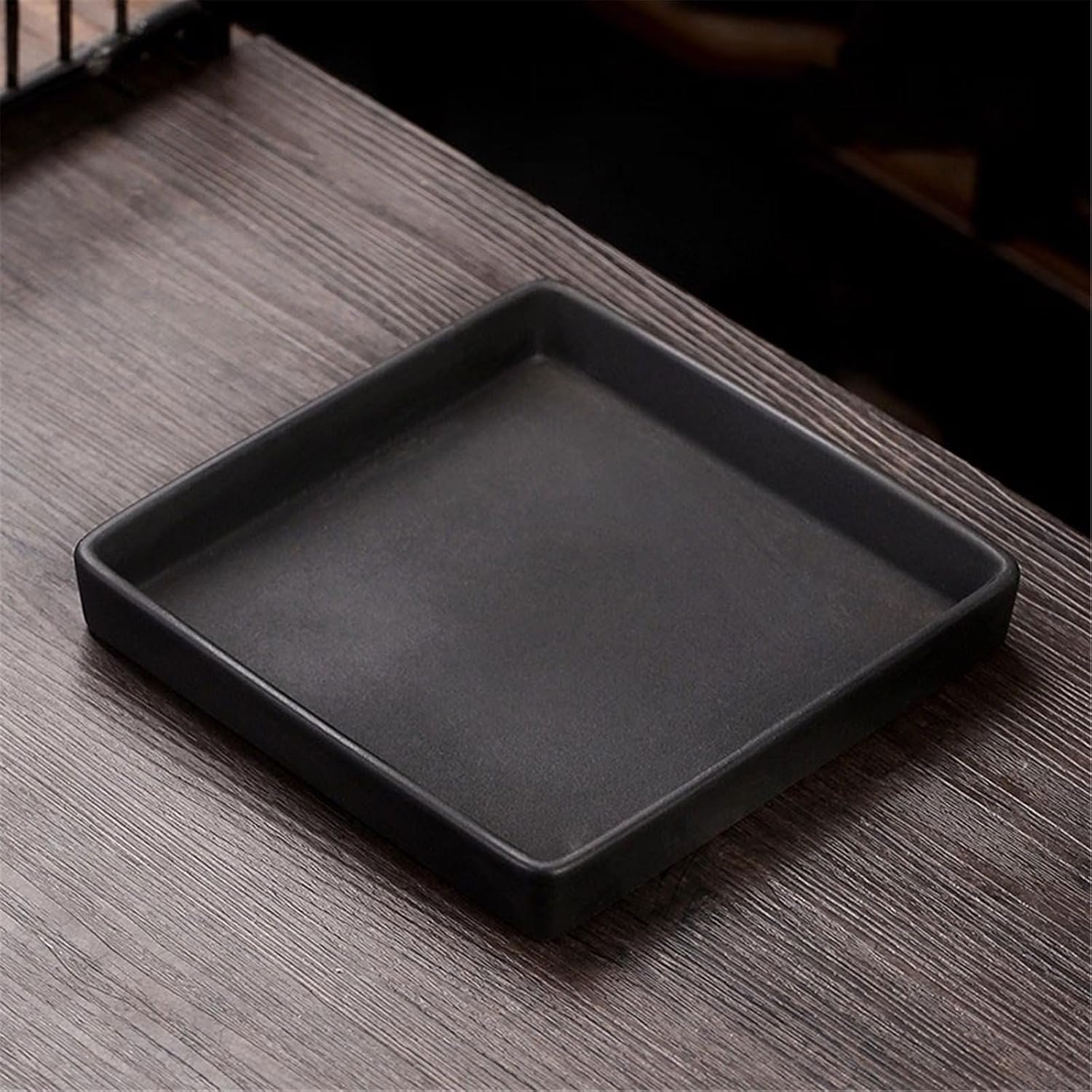 Ikebana Vase Square Ceramic Flower Pots Tray Desktop Simple Floral Arrangement Container Flower Arrangement Pot
