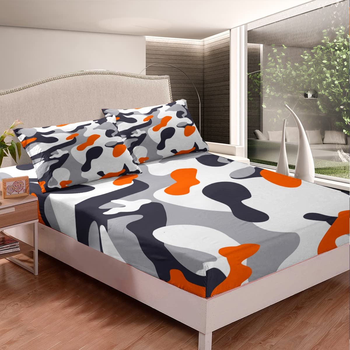 Loussiesd Set Di Lenzuola Mimetiche Per Bambini E Ragazzi, Colore - 5