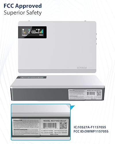 Miniatura 7 de ZORIDA Amplificador de señal de teléfono celular para el hogar de hasta 5500 pies cuadrados - Amplificador de teléfono celular Boost 5G 4G LTE para