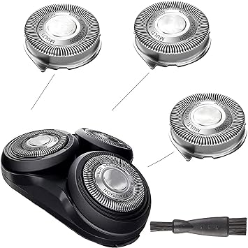 SH50/52 Replacement Heads Compatible with Philips Series 5000 Shavers, SH50 Shaving Head Part S5000 Electric Razor Head Replacement for Series 5000, ATXX S5, PTXX PT8xx, PT7xx, 3 Count