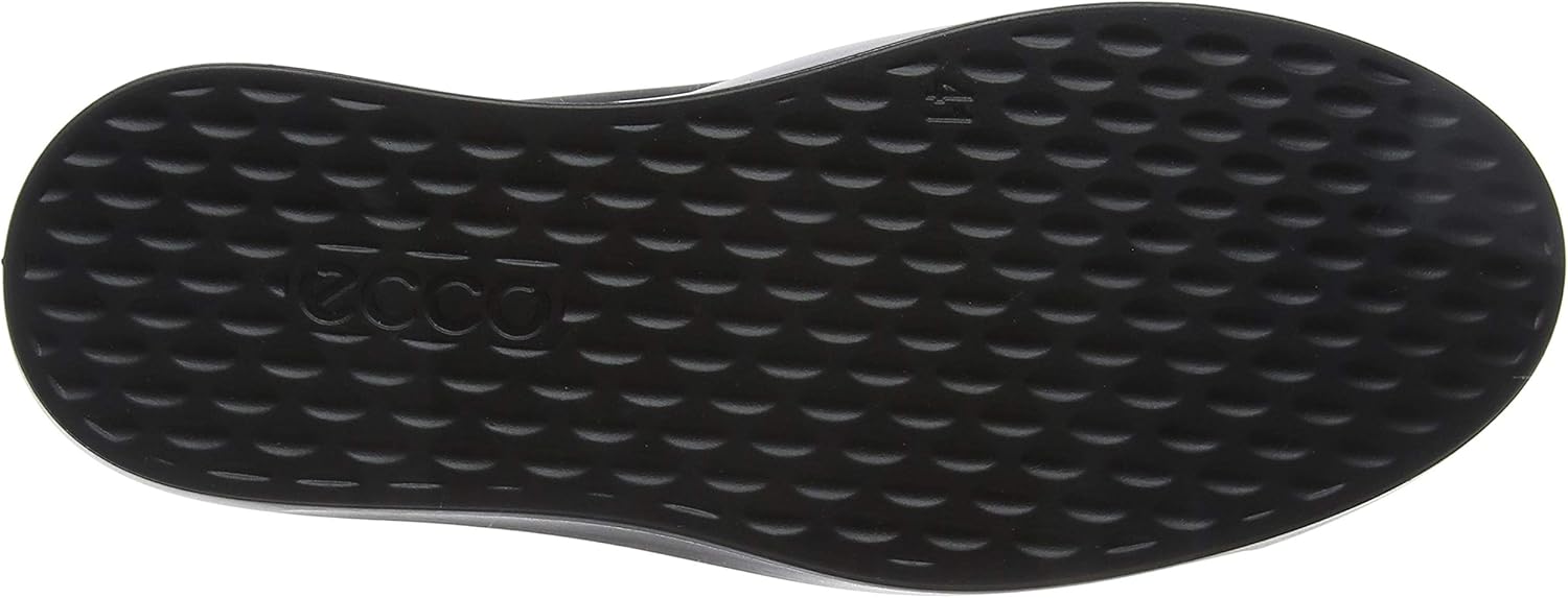 ECCO Men's Soft 8 Tie Fashion Sneaker 5-5.5 Black/Black