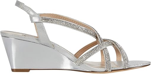 True Silver Reflective Suedette