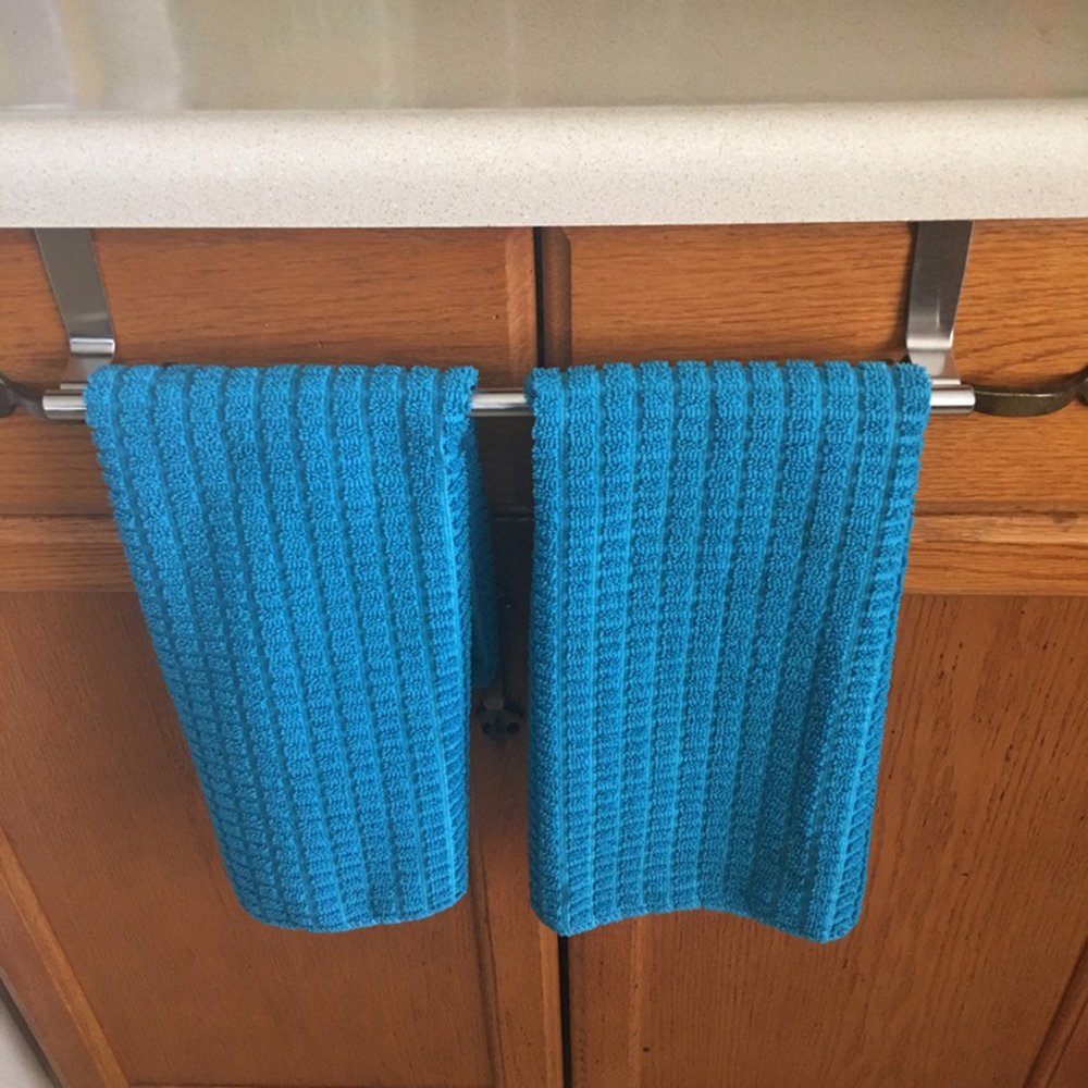 Gancio Portasciugamani In Acciaio Inox Per Mobiletto - 23 Cm, Per Bagno E Cucina