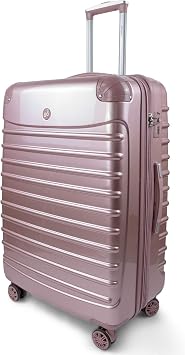 Modern Hard Suitcase Set - Higest Quality Large Carry On Hard Travel Case With Wheels - Best Deal For The Best Quality (Beige)