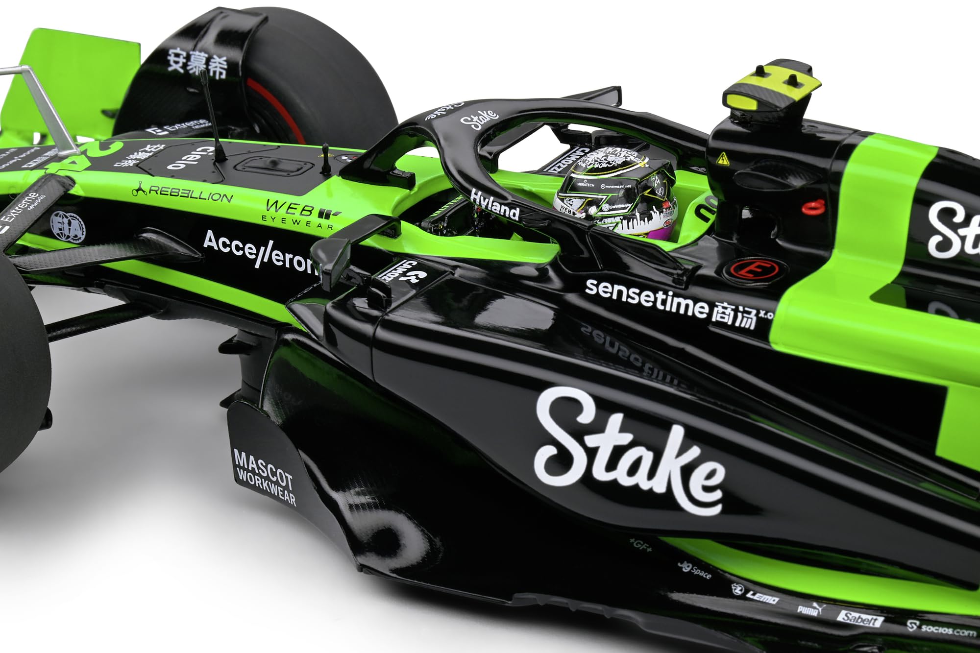 Solido 1:18 Modellino auto – Kick Sauber F1 Team C44 Zhou Guanyu Bahrain GP 2024 Formula 1