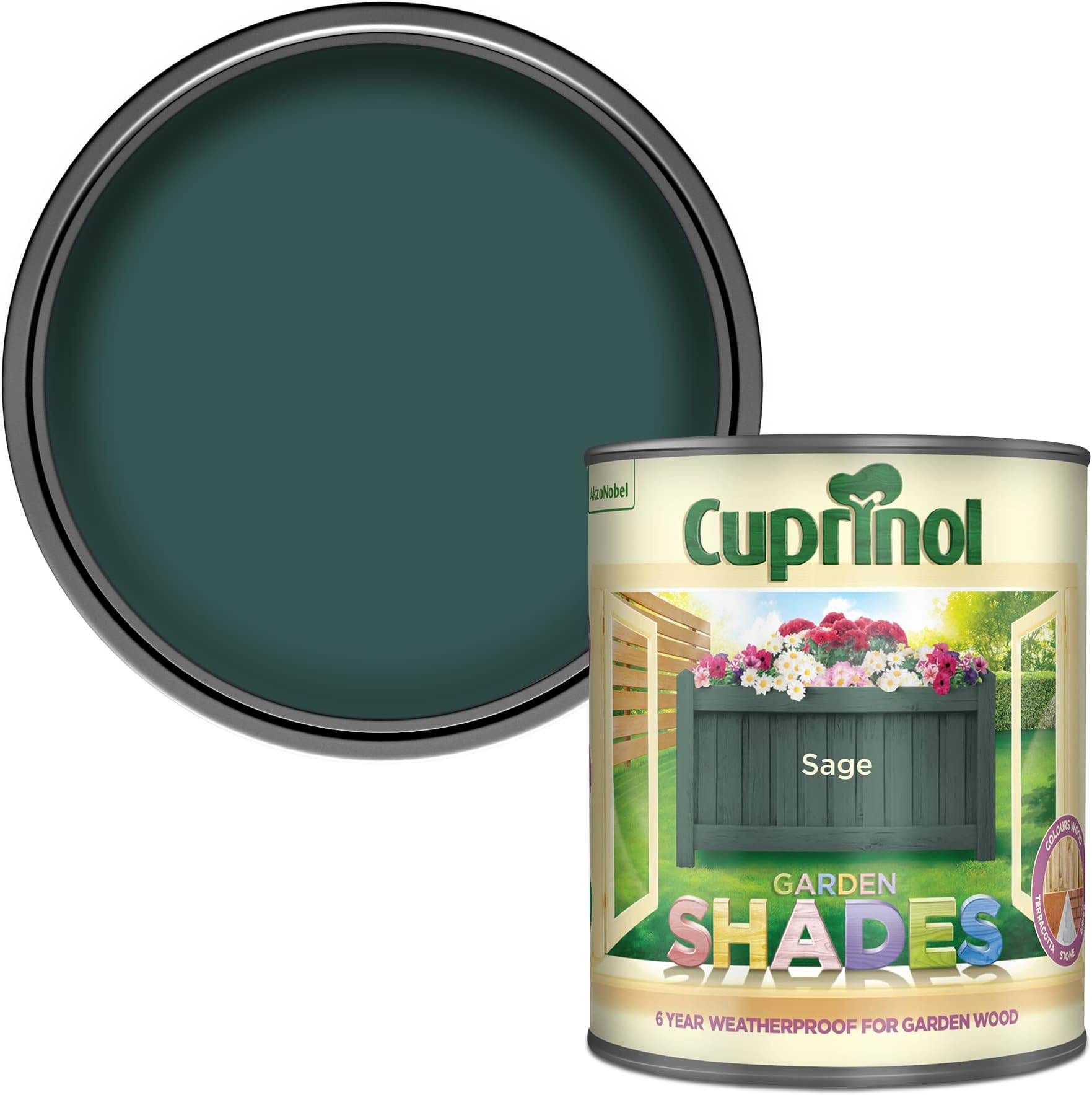 Garden Shades Exterior Woodcare, Sage, 1 Litre