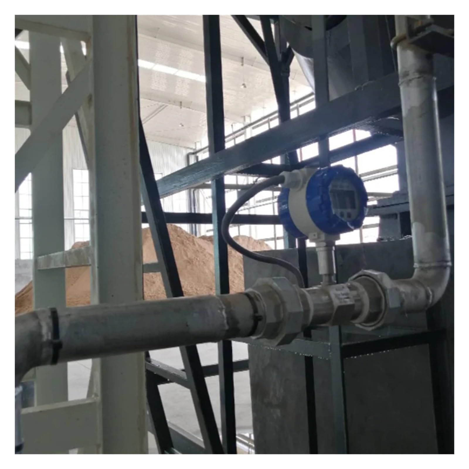 Wysoka dokładność przepływomierza turbinowego cyfrowy ultradźwiękowy przepływomierz cieczy z wyświetlaczem LCD cyfrowy przepływomierz 4-20mA woda alkohol benzyna(DN20)
