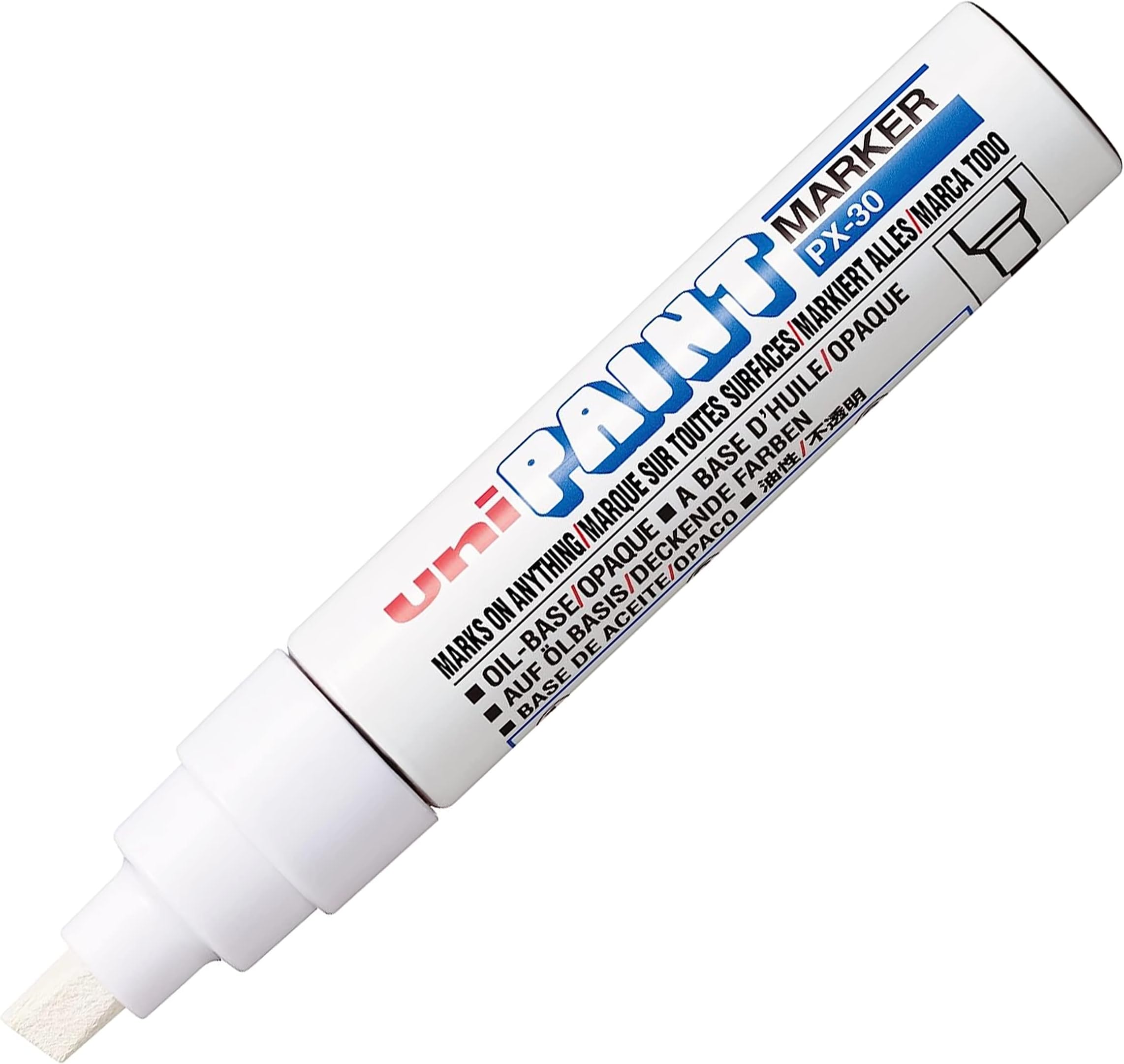 UNI PX - 30 Chisel Tip White, UUPX30W