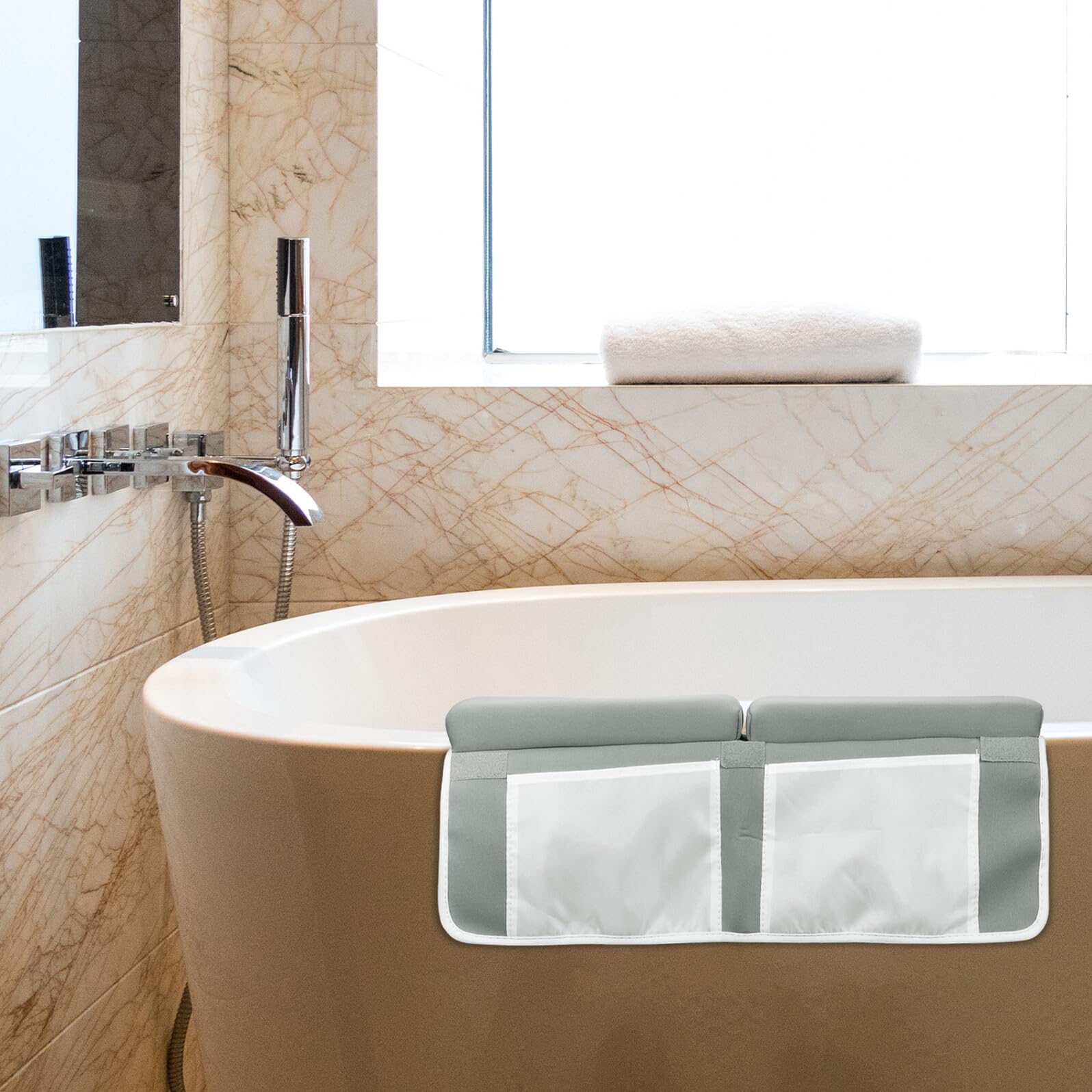TOYANDONA Bade Kniepolster Und Ellenbogenauflage Für Badewanne Gepolstertes Neopren Material rutschfest Schnell Trocknend Badewannenschutz Für Eltern Beim Babybaden