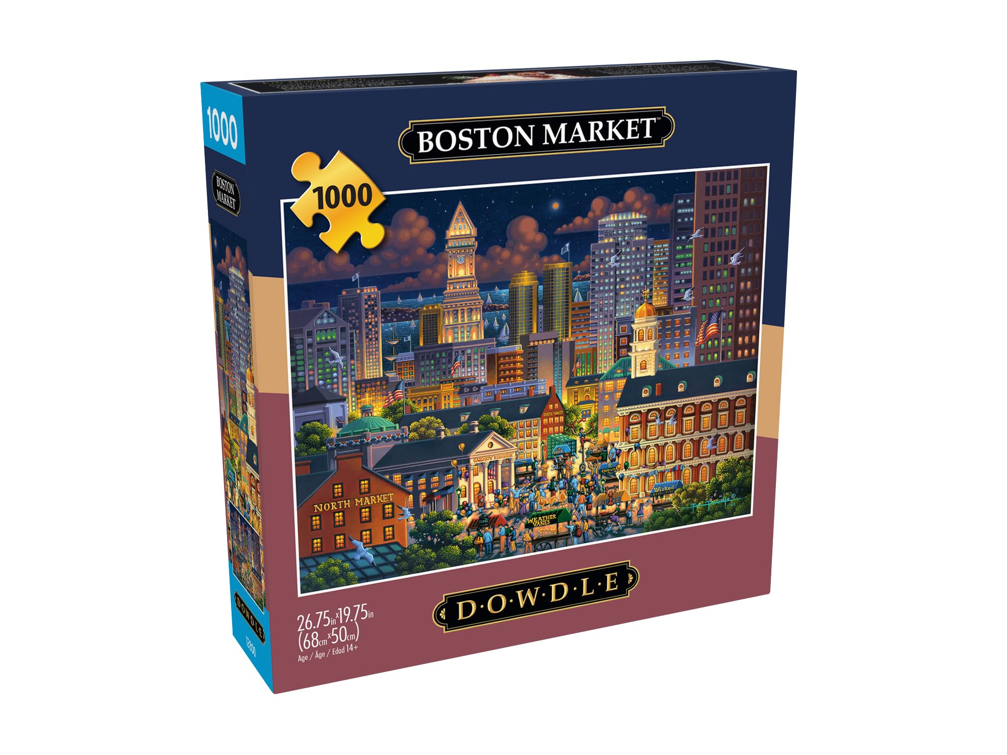 Buffalo Games - Eric Dowdle - 4 X 1 Multipack - Dowdle 4 in 1 Multipack - Multipack Jigsaw Puzzles for Adults - Challenging Puzzle Perfect for Game Nights - Finished Size Varies
