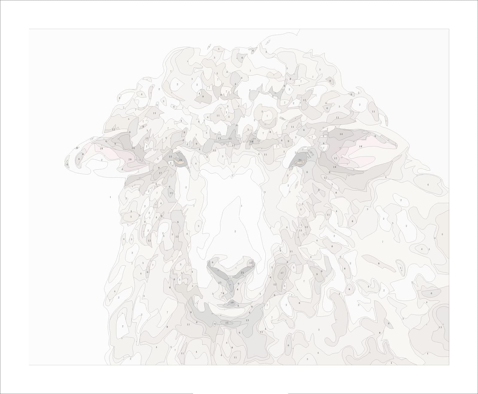 YSCOLOR Peinture Par Numéro Image À L'Huile Sur Toile Kits De Bricolage Peinture Acrylique Paysage Figure Dessin Coloriage Par Numéro Décor À La Maison 40X50cm