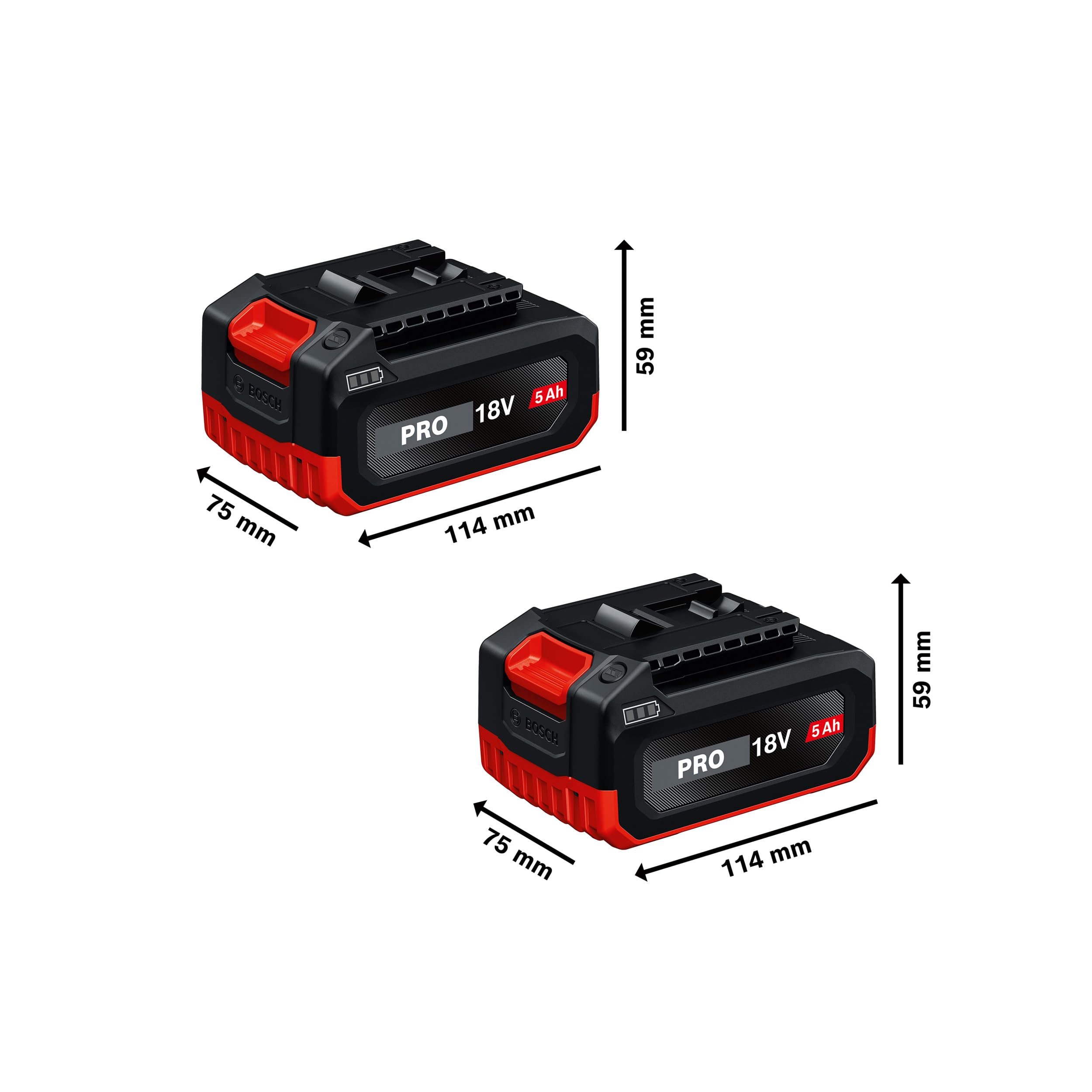 Bosch GSR 18V-65 GDX 18V-285 GBH 18V-26 GWS 18V-11 Kit combiné 18V 5.0Ah 5.5Ah L-BOXX 136