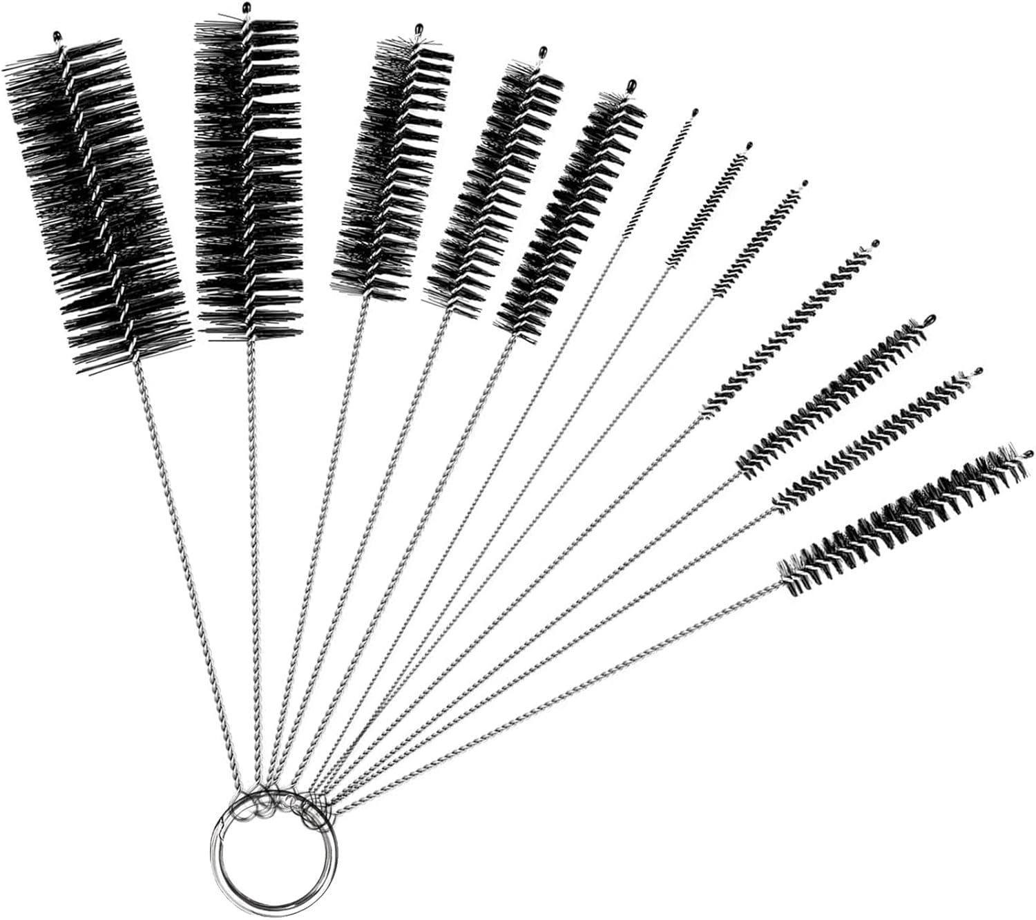 Brosse De Nettoyage Pour Tube En Acier Inoxydable - Diamètre 40 Mm - Lot De 2 Pièces - Neuf Uxcell