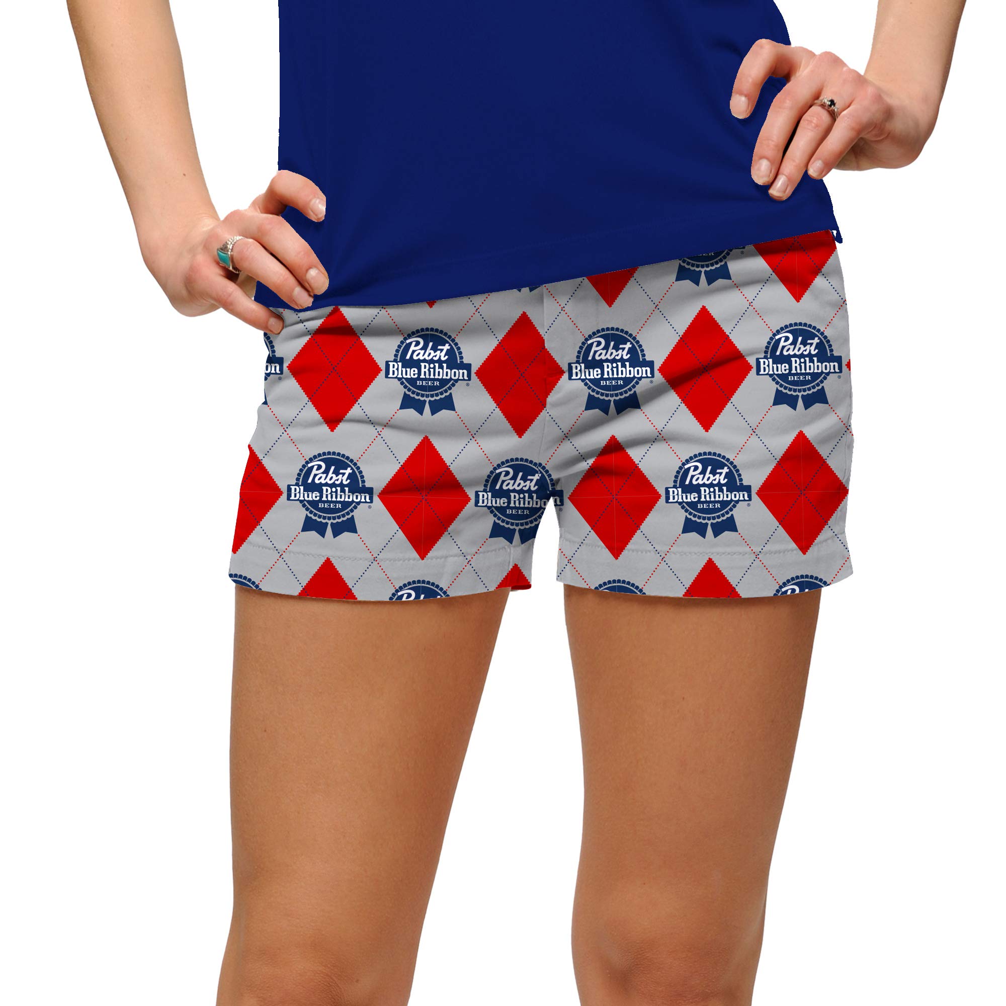 Loudmouth Golf Pabst Blue Ribbon Golf Shorts Loudmouth Golf Pabst