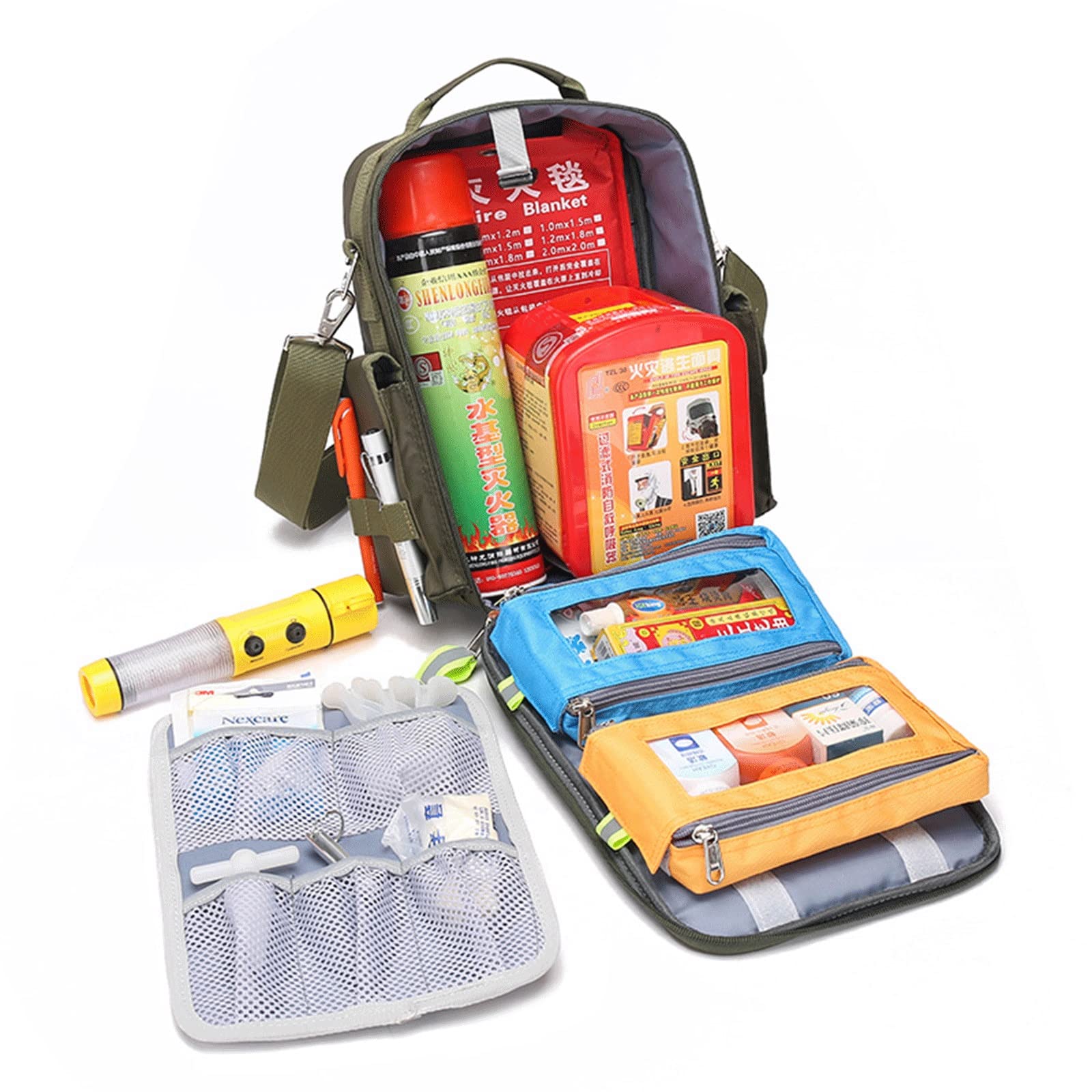 ETELIN Botiquín De Primeros Auxilios Vacía, Bolsa para Emergencias Vacio Bolsa Médico De Emergencia con Múltiples Bolsillos para Botiquín De Primeros Auxilios Y Suministros De Enfermería (Color : A)