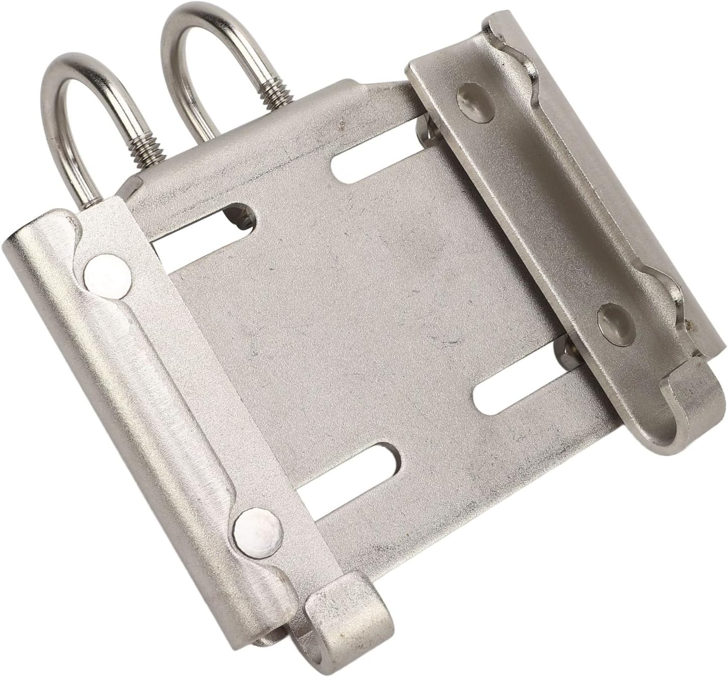 Marine Mounting Bracket, Stainless Steel Marine Mounting Bracket, Rail Mount Anchor Bracket 7/8 to 1 Inch 304 Stainless Steel Round Tube Rail Anchor Holder for Boat Yacht Marine