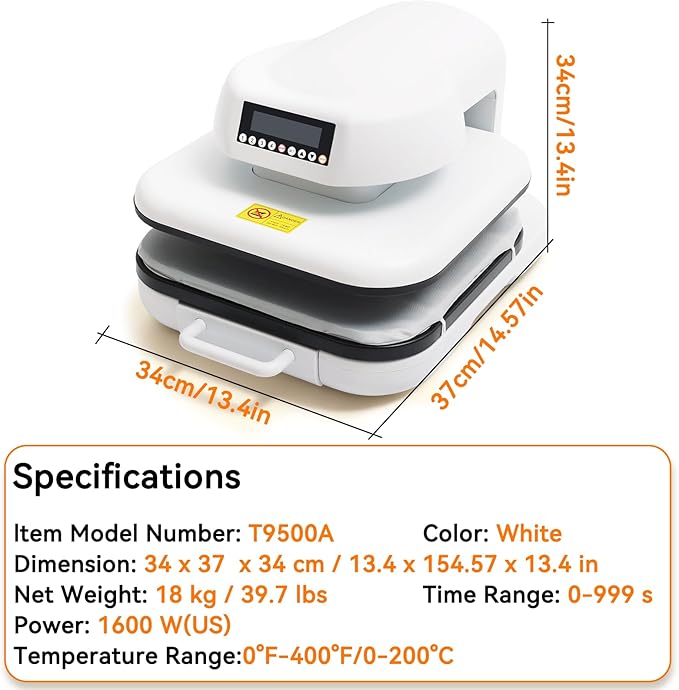 Termofijadora Automática Poakkus 15x15 Pulgadas con Pantalla Digital miniatura 2